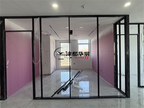 銀川辦公室裝修設(shè)計項目|津都華麗設(shè)計